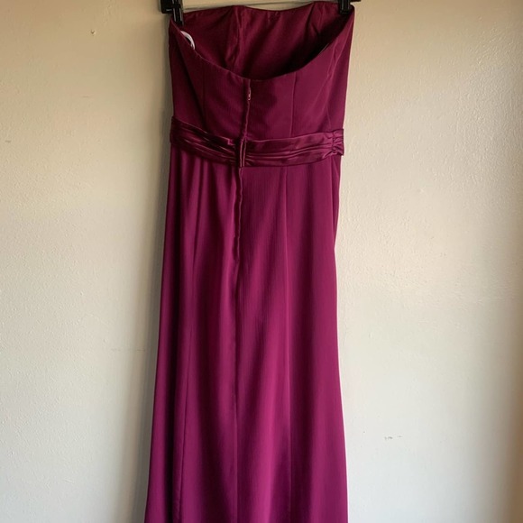 David’s Bridal Dress Front Ruffle Cascade Size 4 - Picture 6 of 10